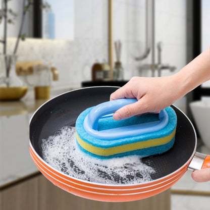 Cleaning Sponge With Ergonomic Handle