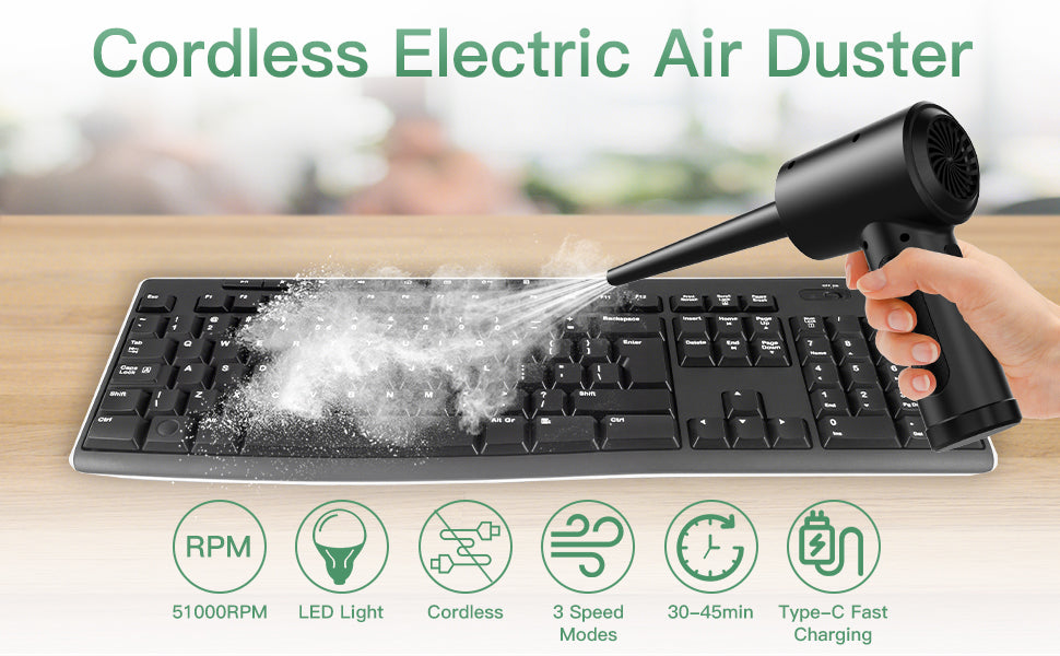Cordless Electric Air Duster